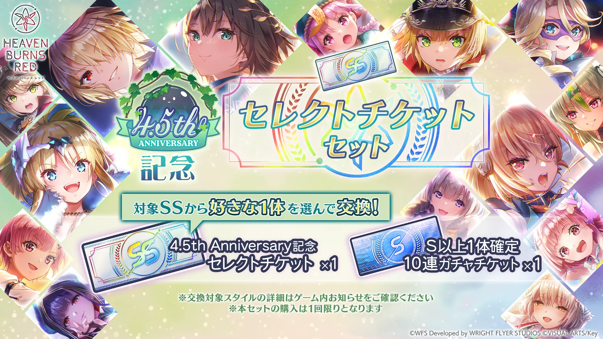 4.5th Anniversary 記念セレクトチケットセット