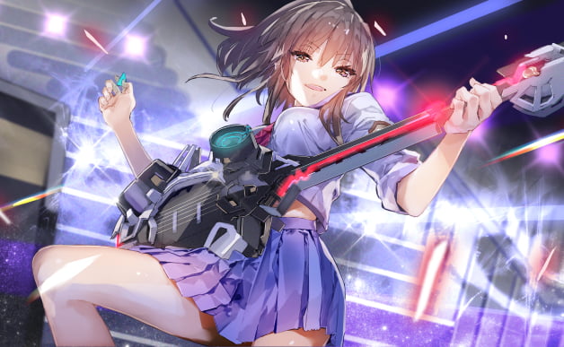 ヘブンバーンズレッド　Angel Beats! コラボ原画 ヘブンバーンズレッド×Angel Beats!コラボスタイルイラスト